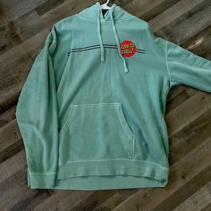 Pacsun XL Santa Cruz Hoodie Teal - only worn once.
